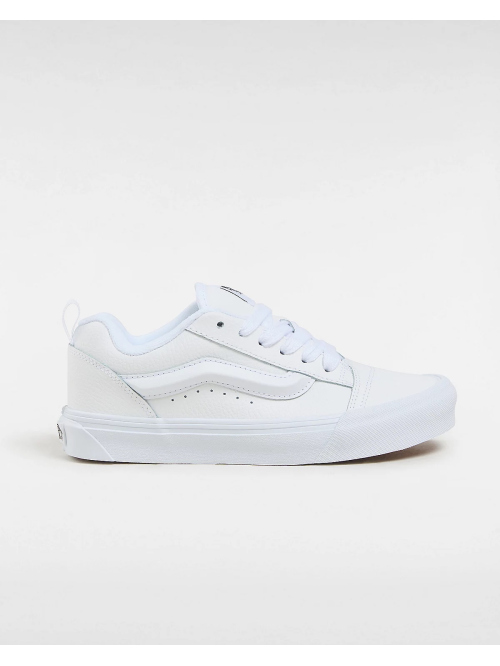 All white leather vans online