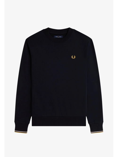 NAVY/ECRU