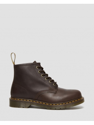 DR.MARTENS 101 DARK BROWN CRAZY HORSE