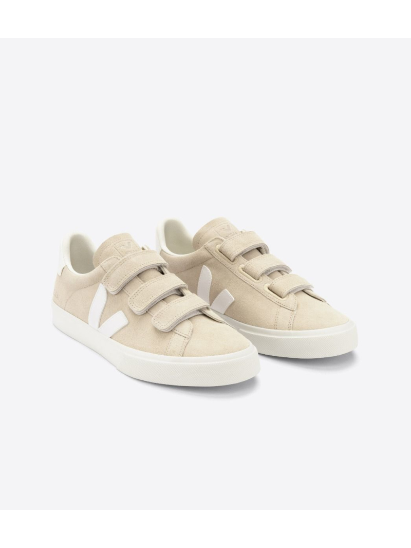 VEJA RECIFE SUEDE W SHOE ALMOND WHT Big Lebowski