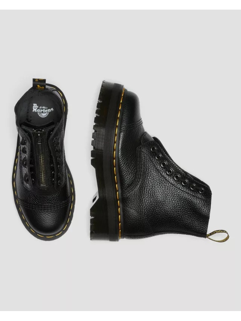 DR.MARTENS SINCLAIR W SHOE BLACK MILLED Big Lebowski