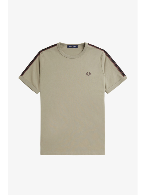 FRED PERRY CONTRAST TAPE RINGER T SHIRT
