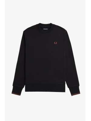 FRED PERRY CREW NECK SWEATSHIRT