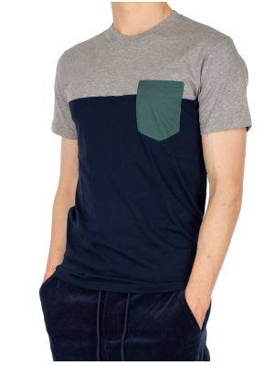 IRIEDAILY BLOCK POCKET T SHIRT