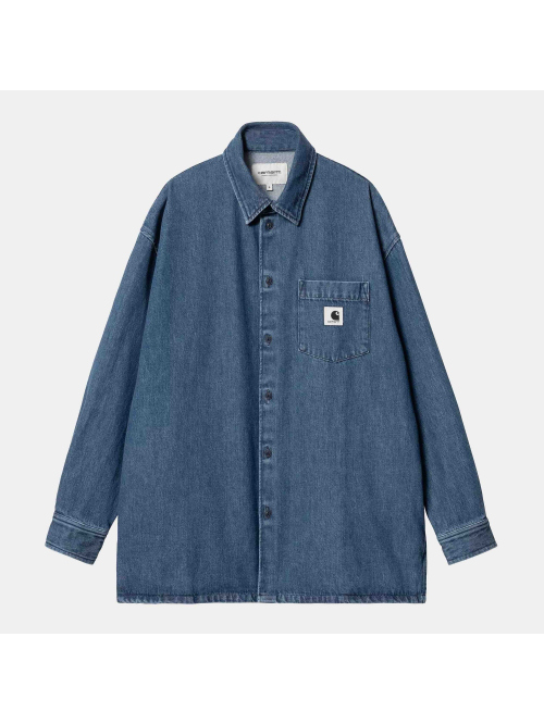 CARHARTT WIP GLENNON WSHIRT JACKET BLUE